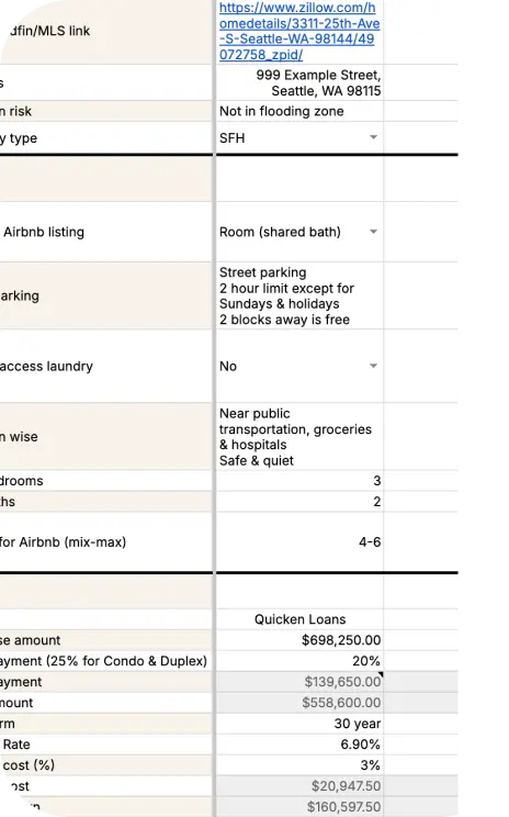 Screenshot of Airbnb Profit Analyzer